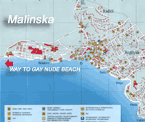 Malinska map