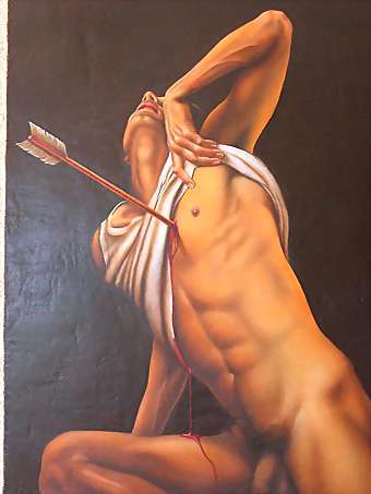 image of art of nude male