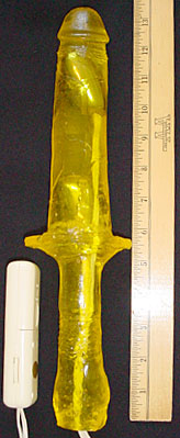 double vibe jelly dildo