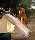 nude tent