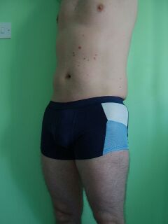 tight-fitting with mesh panels on the side - trashed to order by Ricky