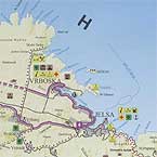 Vrboska map