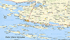 Zadar map