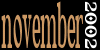 November 2002