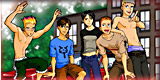 Steaming hot boy cartoons