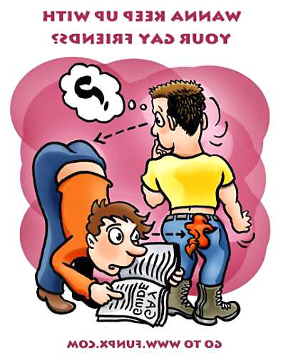 image of cartoon gay